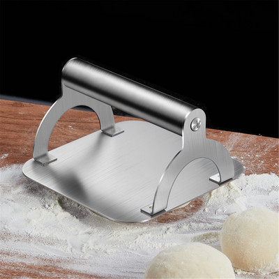 Hamburger Meat Press Maker Stainless Steel Non-Stick Professional Heat-resisting Burger Smasher Griddle Kitchen Supplies