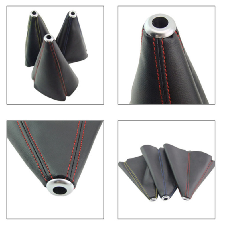 16 mm univerzalne PU kožne ogrlice mjenjača za automobile od ugljičnih vlakana Automobilska ručna ručna ručka mjenjača Ručica mjenjača Navlaka prtljažnika