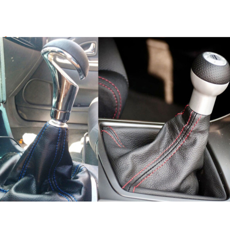 16 mm univerzalne PU kožne ogrlice mjenjača za automobile od ugljičnih vlakana Automobilska ručna ručna ručka mjenjača Ručica mjenjača Navlaka prtljažnika