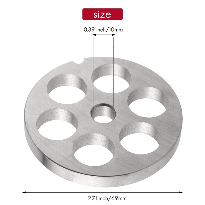 Tüüp 12 roostevabast terasest hakklihamasina ketaste terad Kitchenaid mikseri FGA toiduhakkija lihaveski jaoks