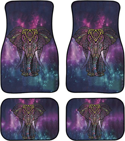 Snilety Blue Butterfly Muster Autod Põrandamatid Kummist seljaga 4 tükki, Naised Tüdrukud Automaatne eesmine Tagumine Põrandavaibad Heavy D
