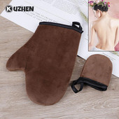 Barna ujjvédő kesztyű, újrafelhasználható test önbarnító kesztyű applikátor barnító kesztyű krém krém hab testtisztító kesztyű önbarnító