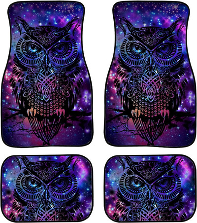 PZZ BEACH Boho Mandala lillelised auto põrandamatid heledad lillelised Auto Protetcor libisemiskindlad universaalsed maasturid