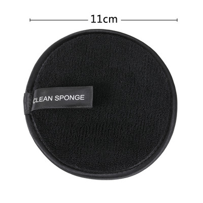 1/3db Sminklemosó Párna Kozmetika Újrafelhasználható Arctörölköző Sminktörlő Ruha Mosható Pamut párna Bőrápoló Tisztító Puff Tool