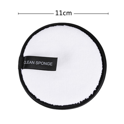 1/3db Sminklemosó Párna Kozmetika Újrafelhasználható Arctörölköző Sminktörlő Ruha Mosható Pamut párna Bőrápoló Tisztító Puff Tool