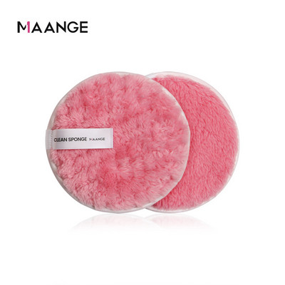 Jastučić za skidanje šminke s vlaknima od 3 komada za višekratnu upotrebu Čista spužvasta krpa za lice Kozmetički puf