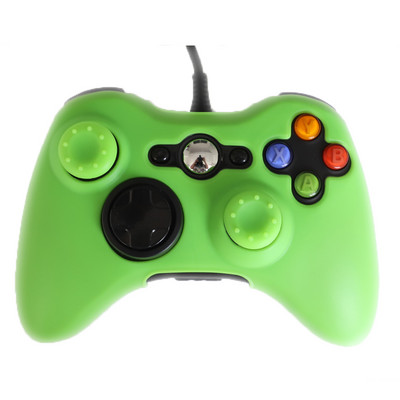 Silikoonist kaitseümbris Xbox 360 mängupuldi kummist ümbris Xbox 360 kontrolleri jaoks + 2 pöidlahoidja korki