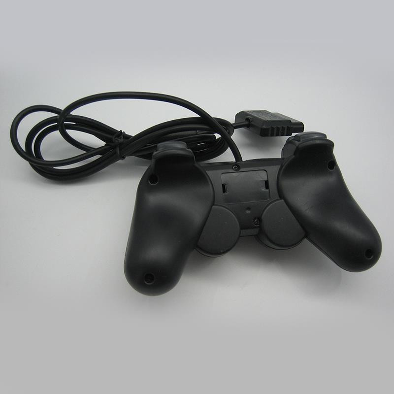 1 vnt. juodas laidinis žaidimų valdiklis Gamepad Joypad Original, skirtas PS2 PSX PS