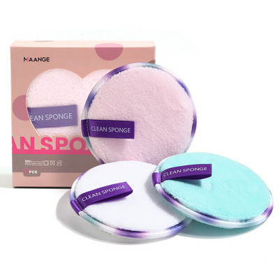 2/3 tk Korduvkasutatavad meigieemalduspadjad puuvillased salvrätikud Mikrokiust meigieemalduskäsn puuvillased puhastuspadjad ULTRA SOFT Touch