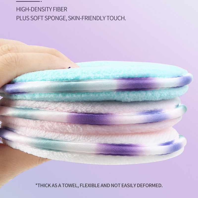 2/3 tk Korduvkasutatavad meigieemalduspadjad puuvillased salvrätikud Mikrokiust meigieemalduskäsn puuvillased puhastuspadjad ULTRA SOFT Touch