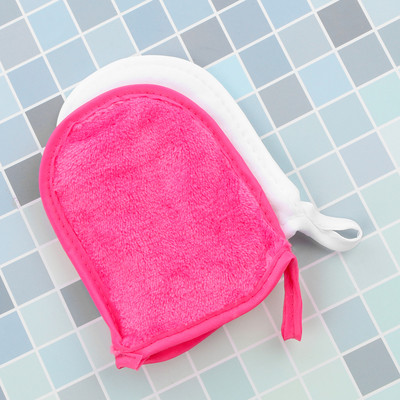 1 tk Näopuhastuskinnas Korduvkasutatav meigieemaldaja rätik Kosmeetiline pahvakas ühevärviline mikrokiust näolapp Tervisehooldusvahendid