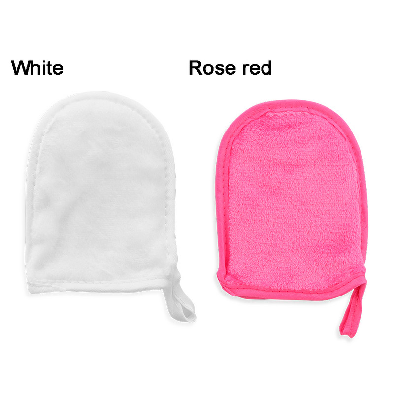 1 tk Näopuhastuskinnas Korduvkasutatav meigieemaldaja rätik Kosmeetiline pahvakas ühevärviline mikrokiust näolapp Tervisehooldusvahendid