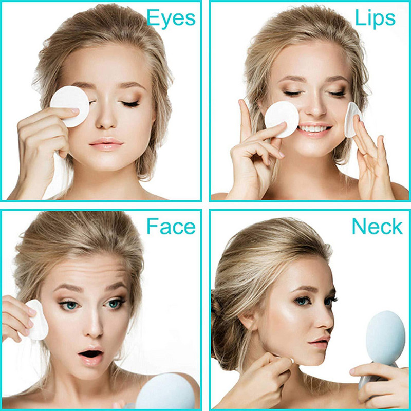 Korduvkasutatavad bambuskiust meigieemalduspadjad 12 tk/pakk Pestavad ümmargused näopuhastus puuvillased meigieemalduspadjad