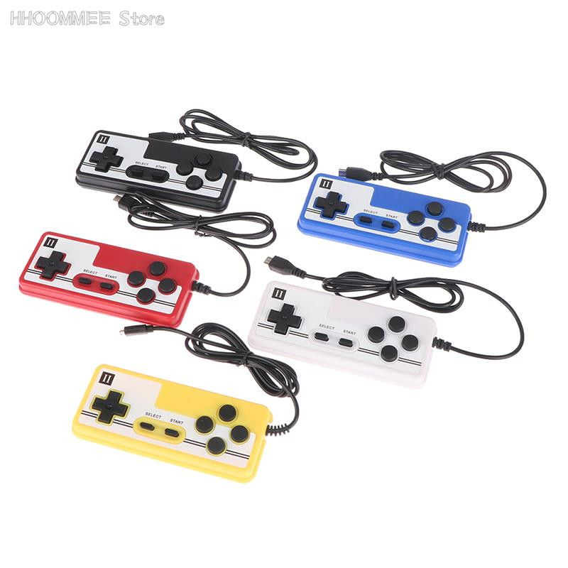 1 PC žaidimų konsolės rankena Klasikinė retro versija Home Fc Plug-in dviguba delninė žaidimų konsolės rankena