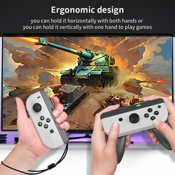 Ελεγκτής 2 σε 1 Αριστερό Δεξί Gamepad για Nintend Switch OLED Game Switch Ασύρματο NS Joy Game Handle Grip For Switch Joy παιχνίδι