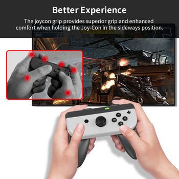 Ελεγκτής 2 σε 1 Αριστερό Δεξί Gamepad για Nintend Switch OLED Game Switch Ασύρματο NS Joy Game Handle Grip For Switch Joy παιχνίδι