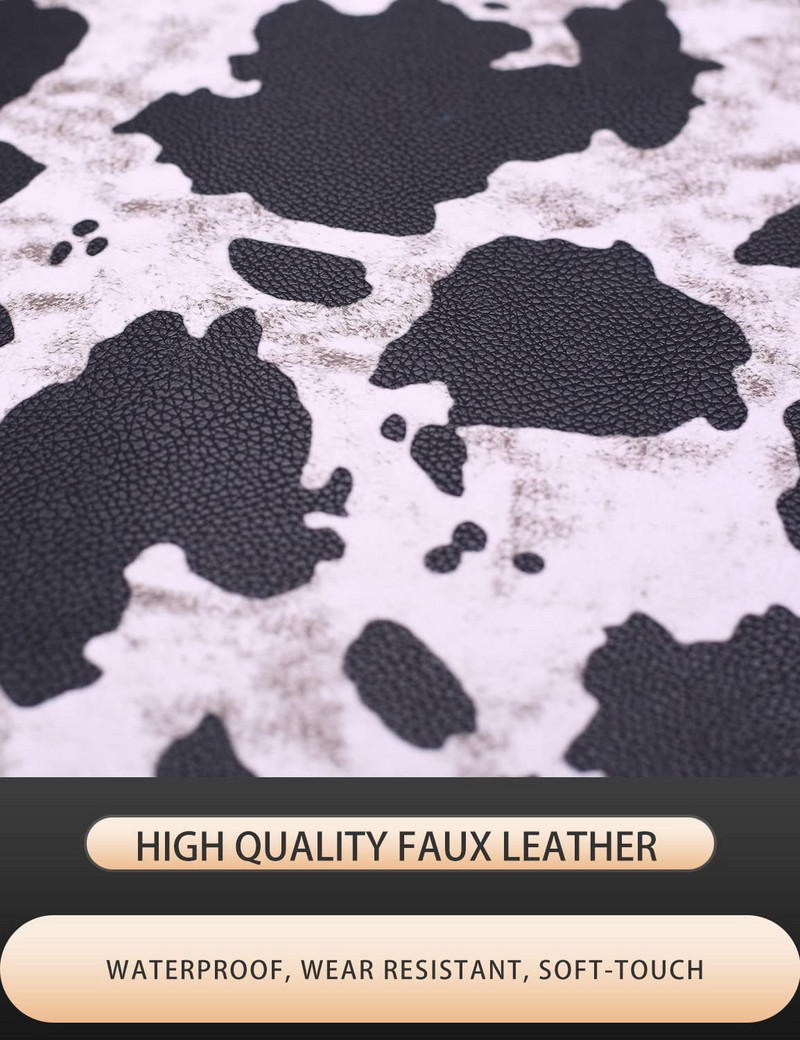 LSBS-i autopõrandamatt, lehmatrükk, iga ilmastikukaitse, kunstnahk, universaalne sobiv autode kaubikutele ja linnamaasturitele naistele ja meestele