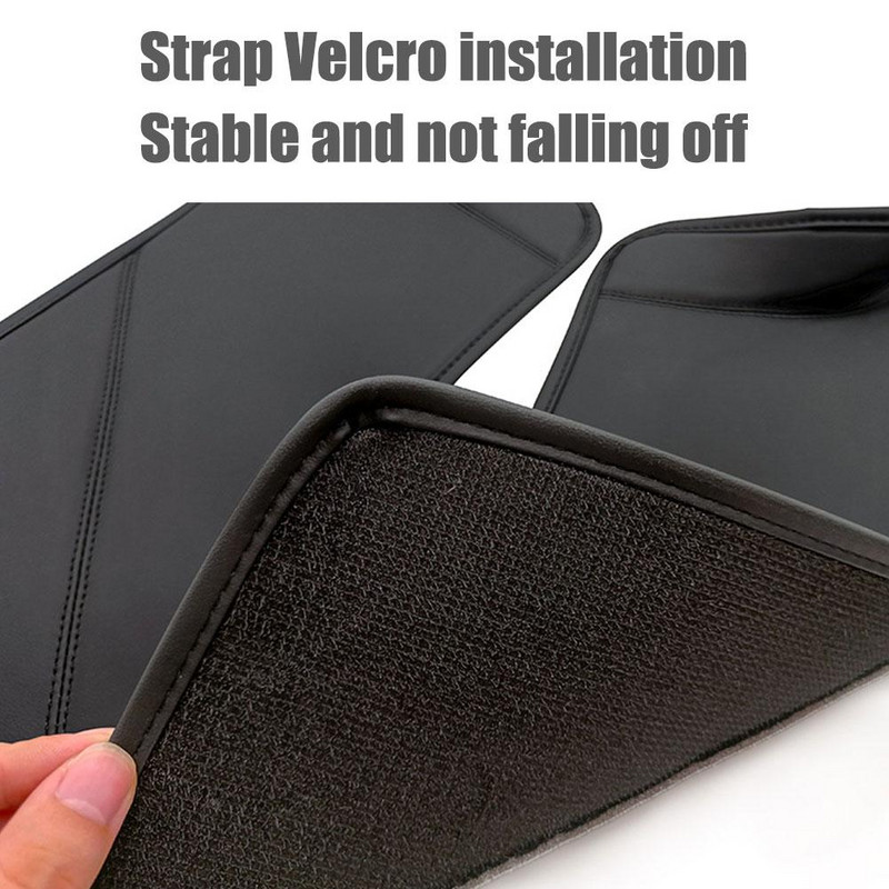 Auto tagaukse lävekaitse Tesla mudeli Y 2022 2023 jaoks Nahast tagaistme määrdumisvastane matt, põrutuspadjake mudel Y autotarvikud