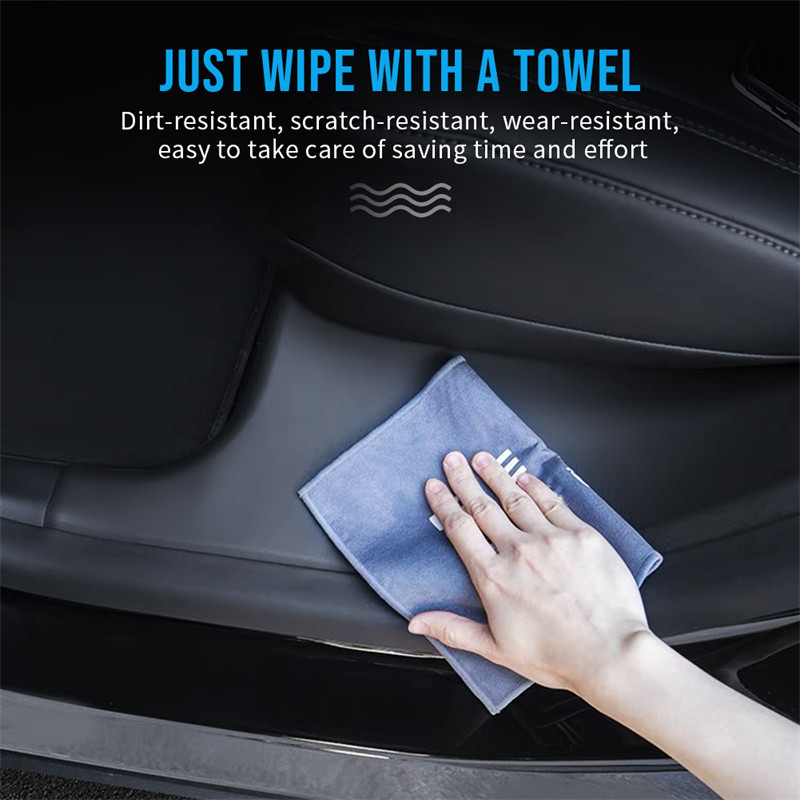 Tesla Model Y 2021 2022 2023 modellhez ModelY MY hátsó ajtóküszöb védőpárna burkolat védők küszöb lökhárító szalag autó rúgásgátló betétek