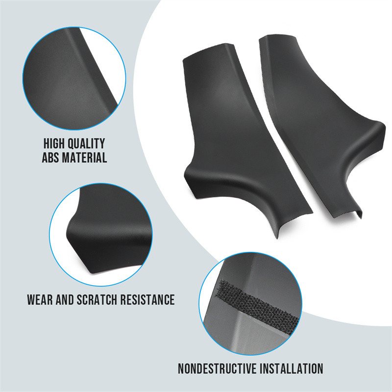 Tesla Model Y 2021 2022 2023 modellhez ModelY MY hátsó ajtóküszöb védőpárna burkolat védők küszöb lökhárító szalag autó rúgásgátló betétek