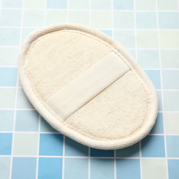 Естествена луфа гъба за вана Ексфолиращи ръкавици за баня Хавлиена подложка за дискове за кожа Мъжки женски Четка за почистване на лице Ексфолиращи ръкавици