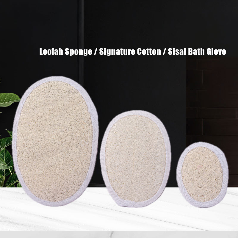 Natūrali lufa kempinė vonia šveičiamoji vonios pirštinės Rankšluostis odos diskinis padas Vyriškas Moteriškas veido valymo šepetėlis šveičiamosios pirštinės