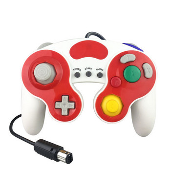 Ενσύρματο χειριστήριο παιχνιδιού για GameCubes με τρία κουμπιά για χειροκίνητο χειριστήριο NGC GameCubes