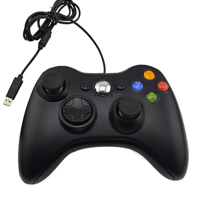 Juhtmega USB-mängupuldi mängukäepide Mängukontroller Joypadi mängupult Microsoft Xbox 360 Xbox 360 õhukese arvuti Windowsi mängujuhtimise jaoks