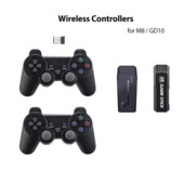 2.4G bežični kontroleri za M8/ GD10 4K Game Stick Retro konzola za video igre USB prijemnik Gamepads Control Joystick GD10 dijelovi