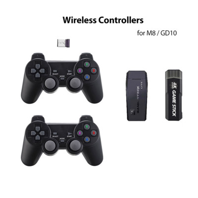 Controlere fără fir 2.4G pentru M8/ GD10 4K Game Stick Retro Consola de jocuri video Receptor USB Gamepad-uri Joystick de control GD10 Piese