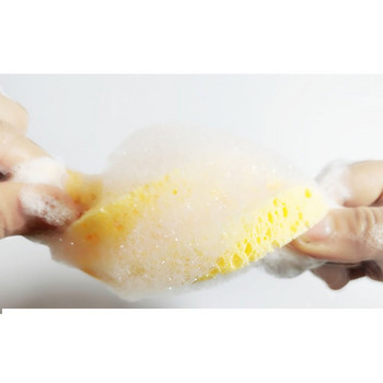 5 ΤΕΜ Σφουγγάρια καθαρισμού προσώπου Puff Facial Cleansing Sponge Natural Wood Pulp Ellipse Shape Cellulose Sponge Skin Care Skin Remover Remover
