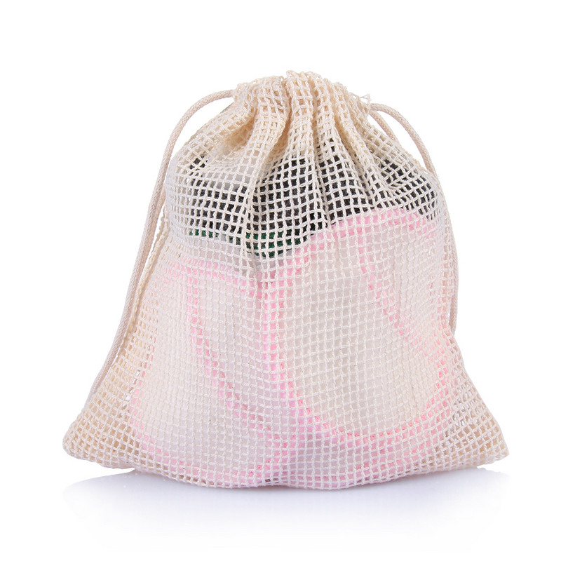 5 db/táska Újrafelhasználható bambusz pamut sminkeltávolító párna smink lemosható kerekek arctisztító párnák, mosótáskával hordozható