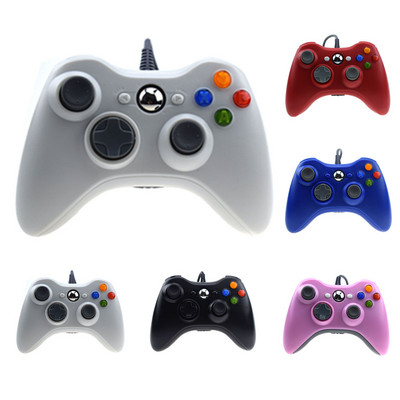 1 buc USB Controller cu fir Joypad Gamepad pentru Xbox 360 Joystick pentru PC oficial Microsoft pentru Windows7/8/10