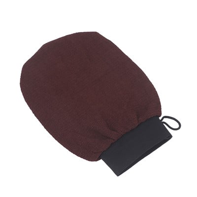 1 DB fürdőkesztyű zuhanyfürdő dörzsölő kesztyű hámlasztó testradír arcbarnító masszázs kesztyű eltávolítás hámlasztó fürdőkesztyű