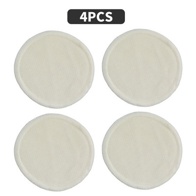 Újrafelhasználható bambusz sminklemosó párna 4/8db mosható körök arctisztító pamut sminkeltávolító párna eszköz