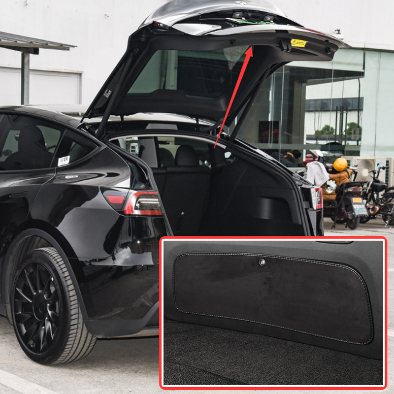 Otporna na habanje Otporna na habanje Unutarnji dodaci Koža otporna na prljavštinu za Tesla Model Y 1 kom Zaštitna podloga za stražnji dio prtljažnika