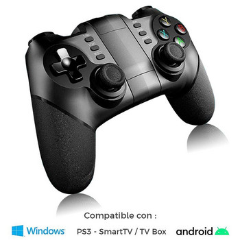 Ασύρματο χειριστήριο κονσόλας παιχνιδιών Bluetooth 2.4G Χειριστήριο χειριστηρίου παιχνιδιών για φορητές συσκευές για τηλέφωνα Android TV Tablet PC