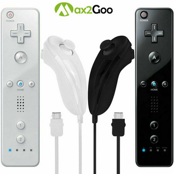 Νέο τηλεχειριστήριο με χειριστήριο Nunchuck για Wii Console Wireless Gamepad με Motion Plus για Nintendo Wii Games Control