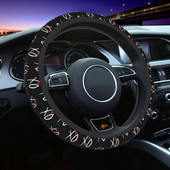 A Weeknd logó autós kormánykerék borítása rock punk zene automatikus kormánykerék védő, színes autóstílusú autótartozékok