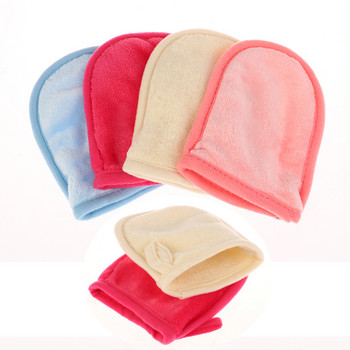 Дълбоко почистващи тампони за лице и лице за многократна употреба Кърпа за почистване на ръкавици за премахване на грим Мека почистваща кърпа от микрофибър Ръкавици за премахване на грим