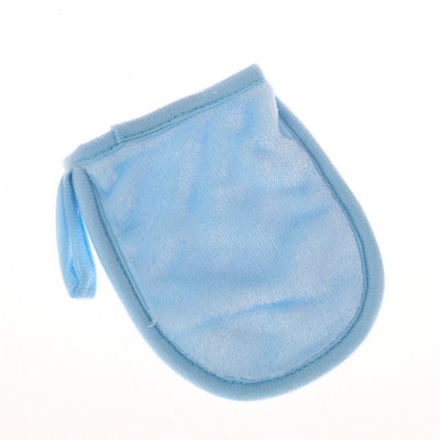 Daugkartinio naudojimo veido giluminio valymo pagalvėlės, makiažo valiklis, pirštinės Valomasis rankšluostis Minkštas mikropluošto valomasis makiažo šalinimo pirštinės