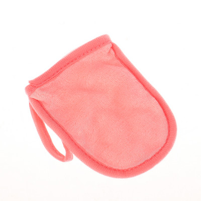 Daugkartinio naudojimo veido giluminio valymo pagalvėlės, makiažo valiklis, pirštinės Valomasis rankšluostis Minkštas mikropluošto valomasis makiažo šalinimo pirštinės