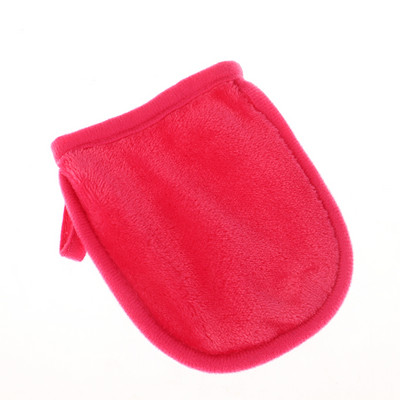 Daugkartinio naudojimo veido giluminio valymo pagalvėlės, makiažo valiklis, pirštinės Valomasis rankšluostis Minkštas mikropluošto valomasis makiažo šalinimo pirštinės