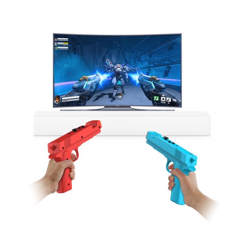 1 par Joycon Game Controller Hand Grip Gun Shape Handgrip Držač za Nintendo Switch & OLED Joy Con Gamepad Dodaci