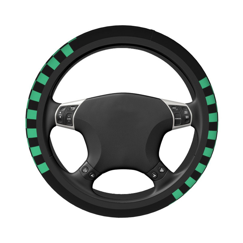 37-38 Car Steering Wheel Cover Demon Slayer Anime Universal Kimetsu No Yaiba Kamado Tanjirou Αξεσουάρ αυτοκινήτου με στυλ αυτοκινήτου