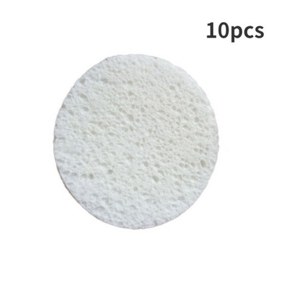 Pad naturaalsest puidumassist käsnast meigieemaldaja Puhastuskäsnaga kokkusurutud näokäsnad