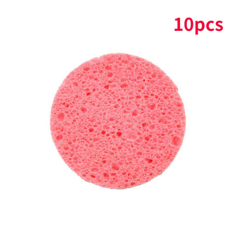 Pad Natural Wood Pulp Sponge Makeup Remover Suspaustos veido kempinės Valymo kempinės suspaustos veido kempinės