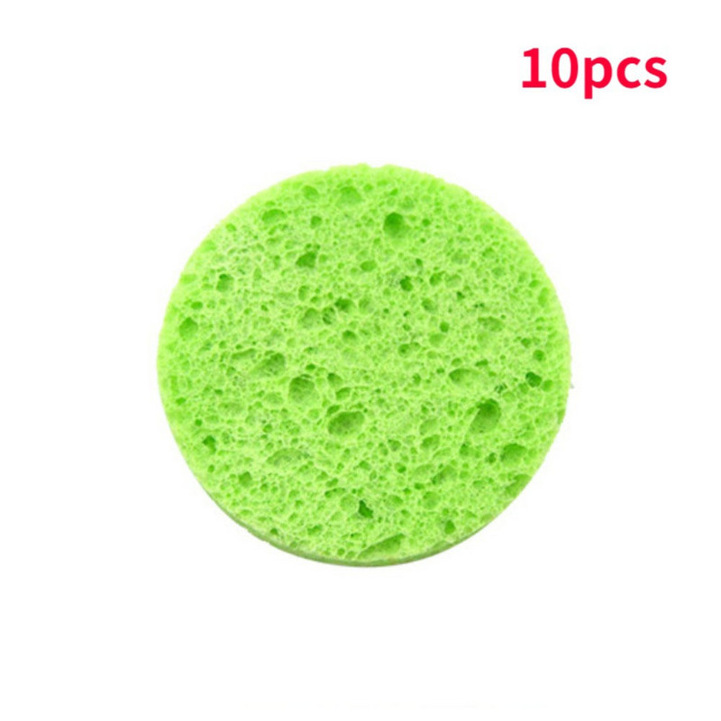 Pad Natural Wood Pulp Sponge Makeup Remover Suspaustos veido kempinės Valymo kempinės suspaustos veido kempinės