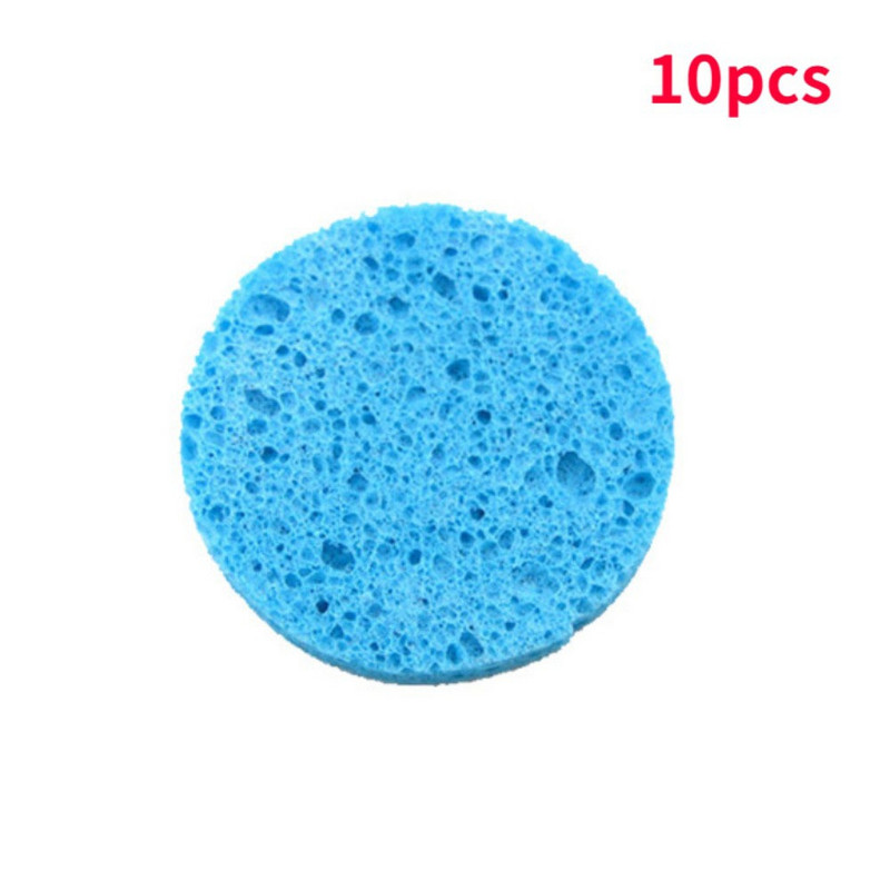 Pad Natural Wood Pulp Sponge Makeup Remover Suspaustos veido kempinės Valymo kempinės suspaustos veido kempinės