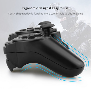 Υποστήριξη ασύρματων παιχνιδιών Bluetooth για Sony PS3 Ασύρματο χειριστήριο για ελεγκτή υπολογιστή USB Χειριστήριο χειριστήριο κονσόλας παιχνιδιών Joystick